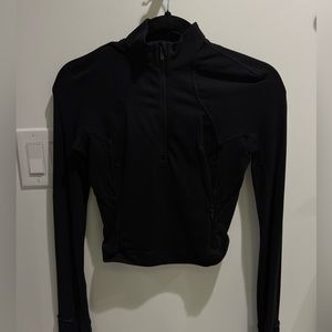 Lululemon Rulu Run Cropped Half Zip
